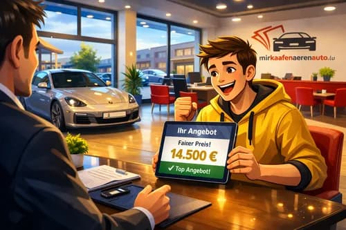 Schritt 2: Faires Angebot erhalten - Fahrzeugbewertung im MKAA Showroom